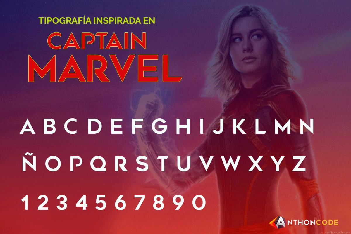 Font Captain Marvel Font - MARVEL Font