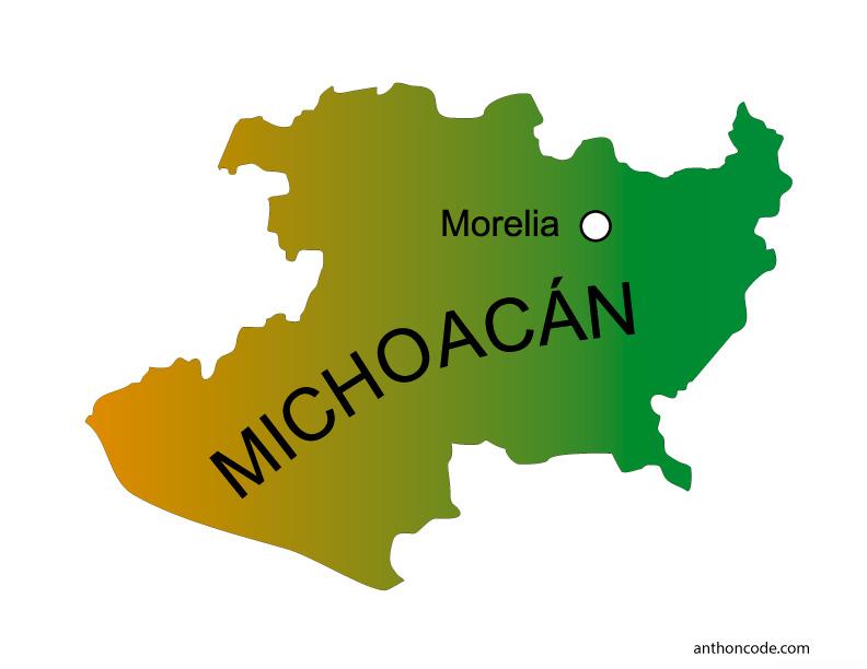 Michoacán para colorear