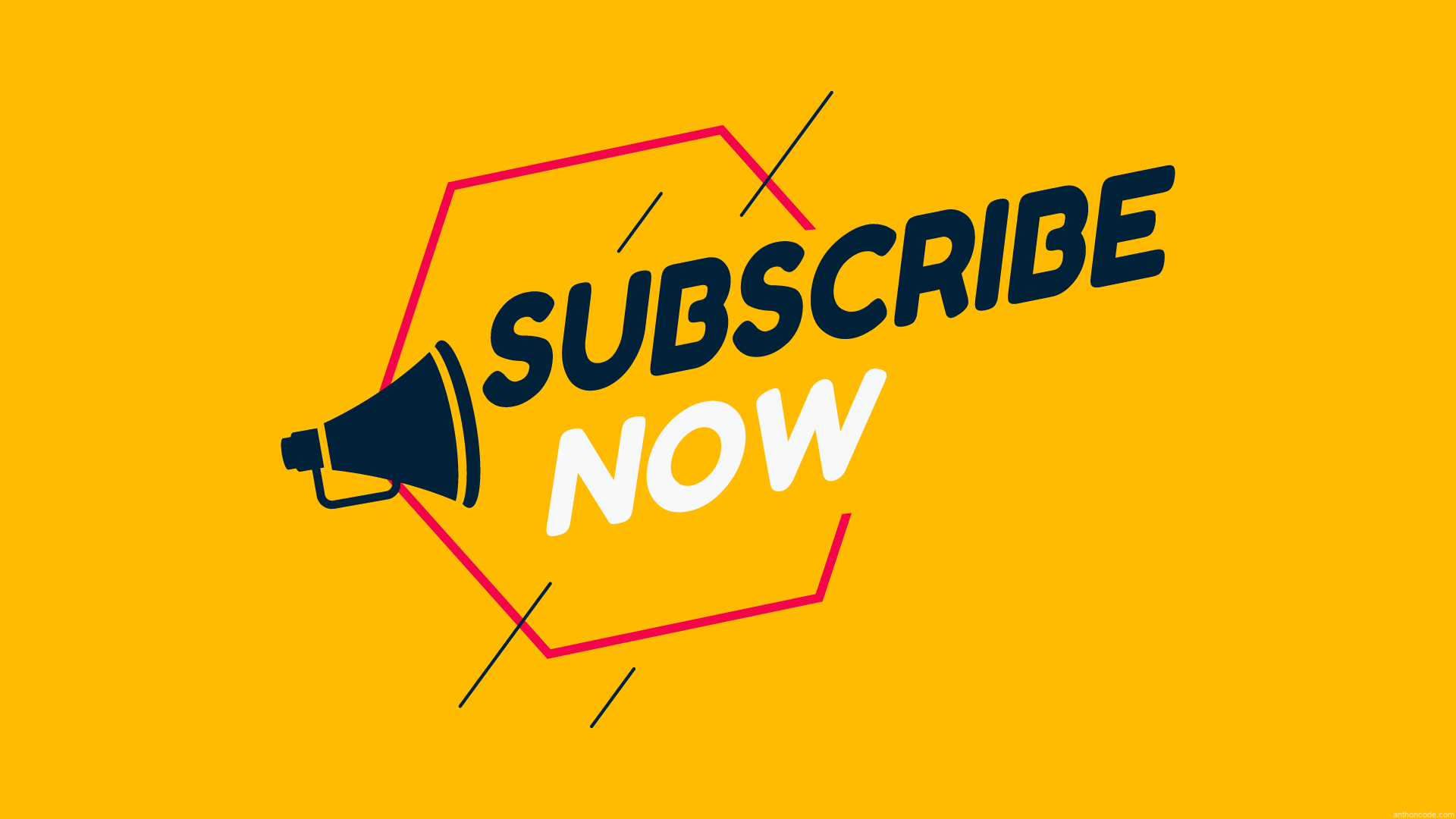 yellow sign subscribe now