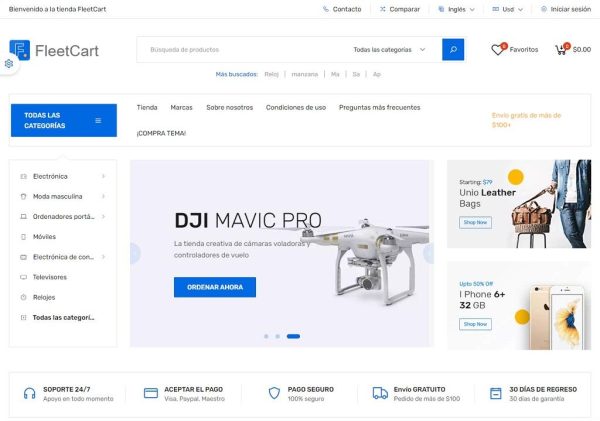 pagina web para vender productos