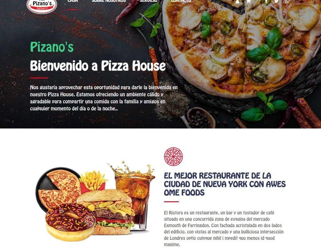 Delivery Pizza en Laravel - Plantilla Web